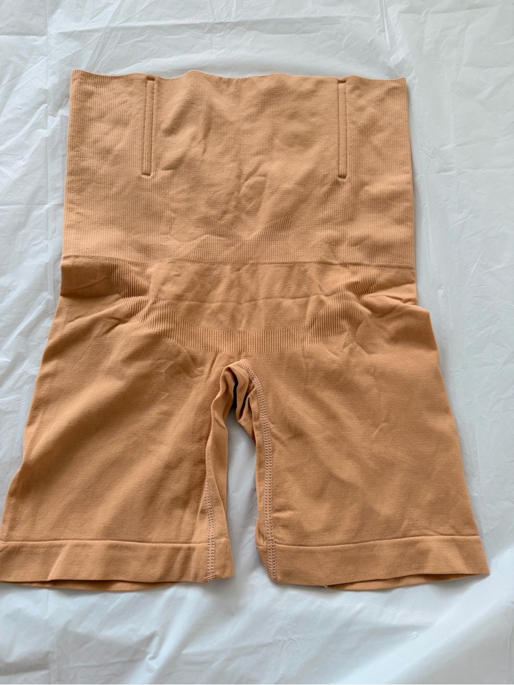 Seamless High-Waist Shaping Shorts - Peach